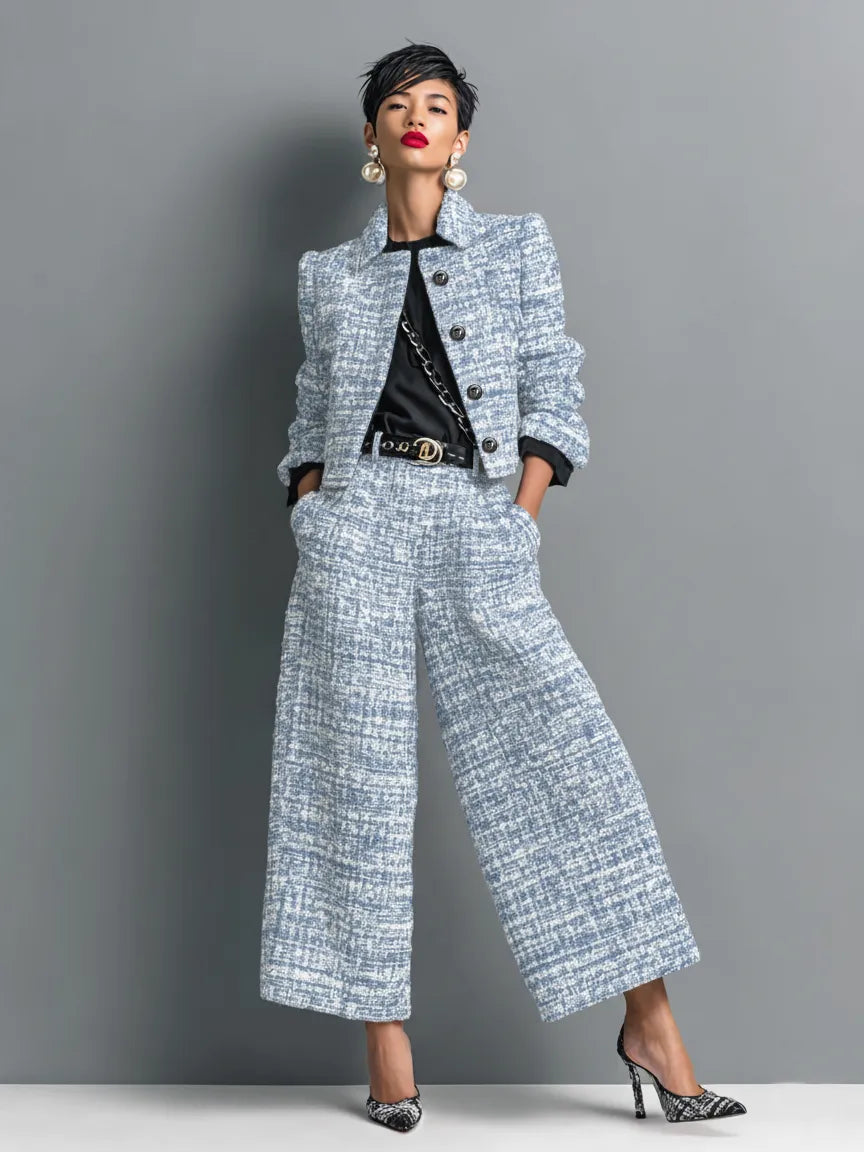 Miss | Tweedelige Set Dames Blazer + Broek - Co-ord Set
