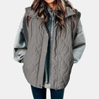 Miss | Bodywarmer Dames Gewatteerd Afneembare Capuchon