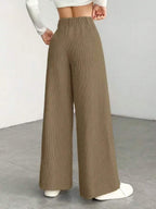 Miss | Broek Dames Hoge Taille Wijde Pijp - Corduroy