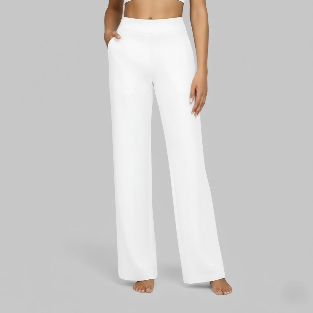 Miss | Broek Dames Hoge Taille Wijde Pijp Volledige Lengte