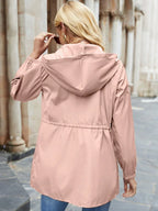 Miss | Jas Dames Windbreaker Capuchon Taillekoordje - Polyester