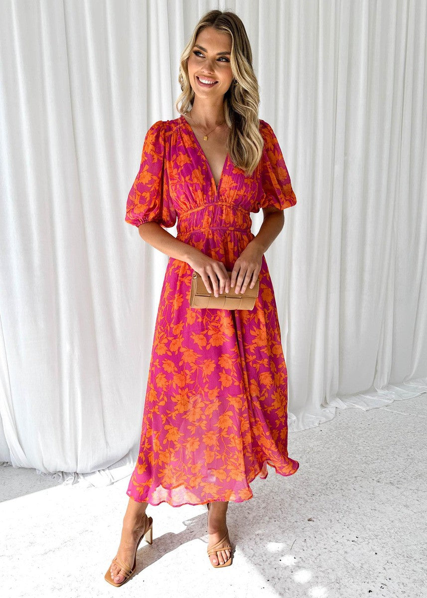 Miss | Jurk Dames Midi Elegant - Polyester