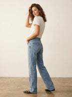 Jeans Lange Denim Blauw - Miss Madera MIS-B3C764