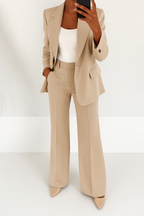 Miss | Tweedelige Set Dames Blazer + Broek Regular Fit – Co-ord Set