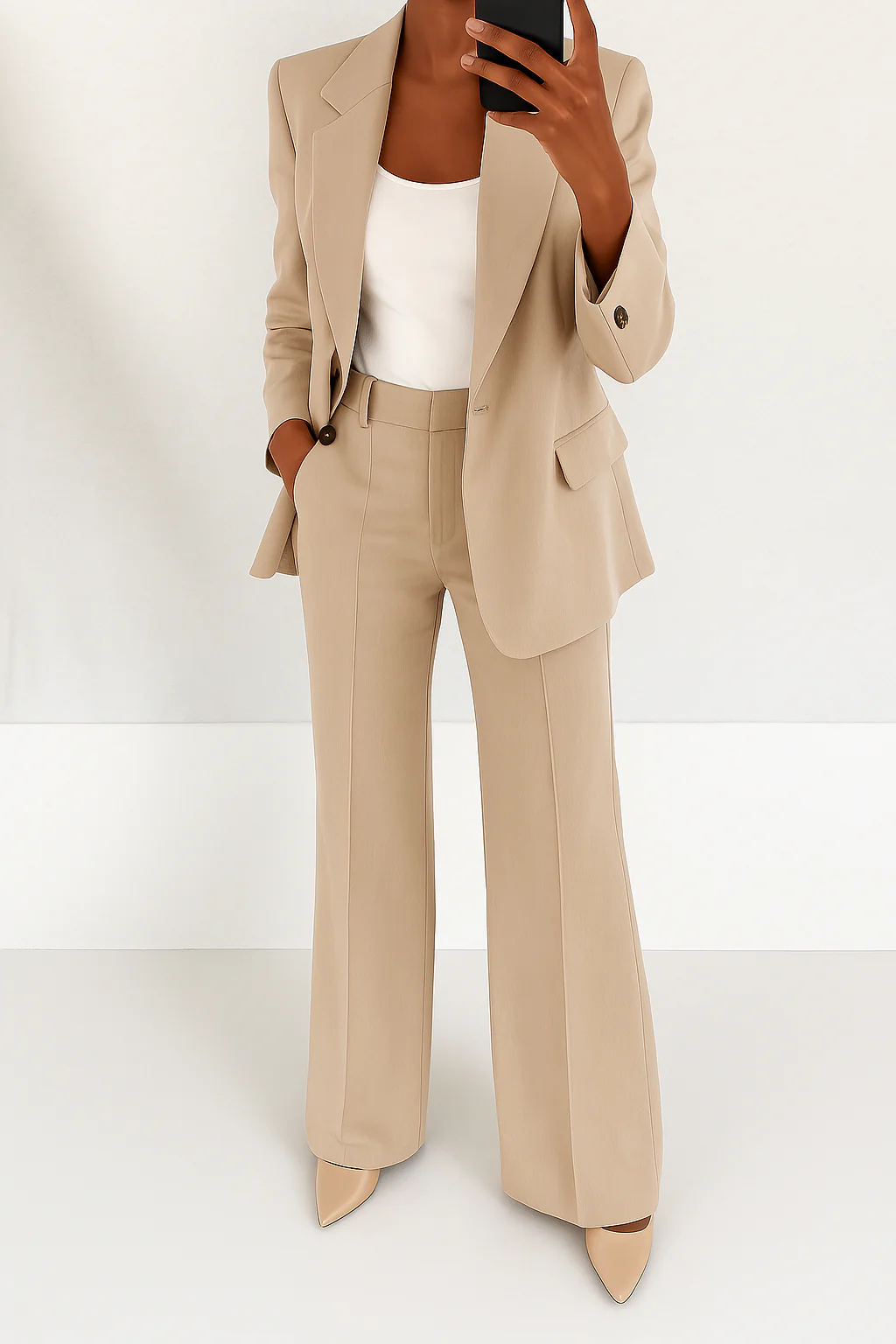 Miss | Tweedelige Set Dames Blazer + Broek Regular Fit – Co-ord Set
