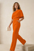 Jumpsuit Asymmetrisch Oranje - Miss Madera MIS-66A084