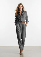 Jumpsuit Dames ruitpatroon - Miss Madera MIS-A68O3F