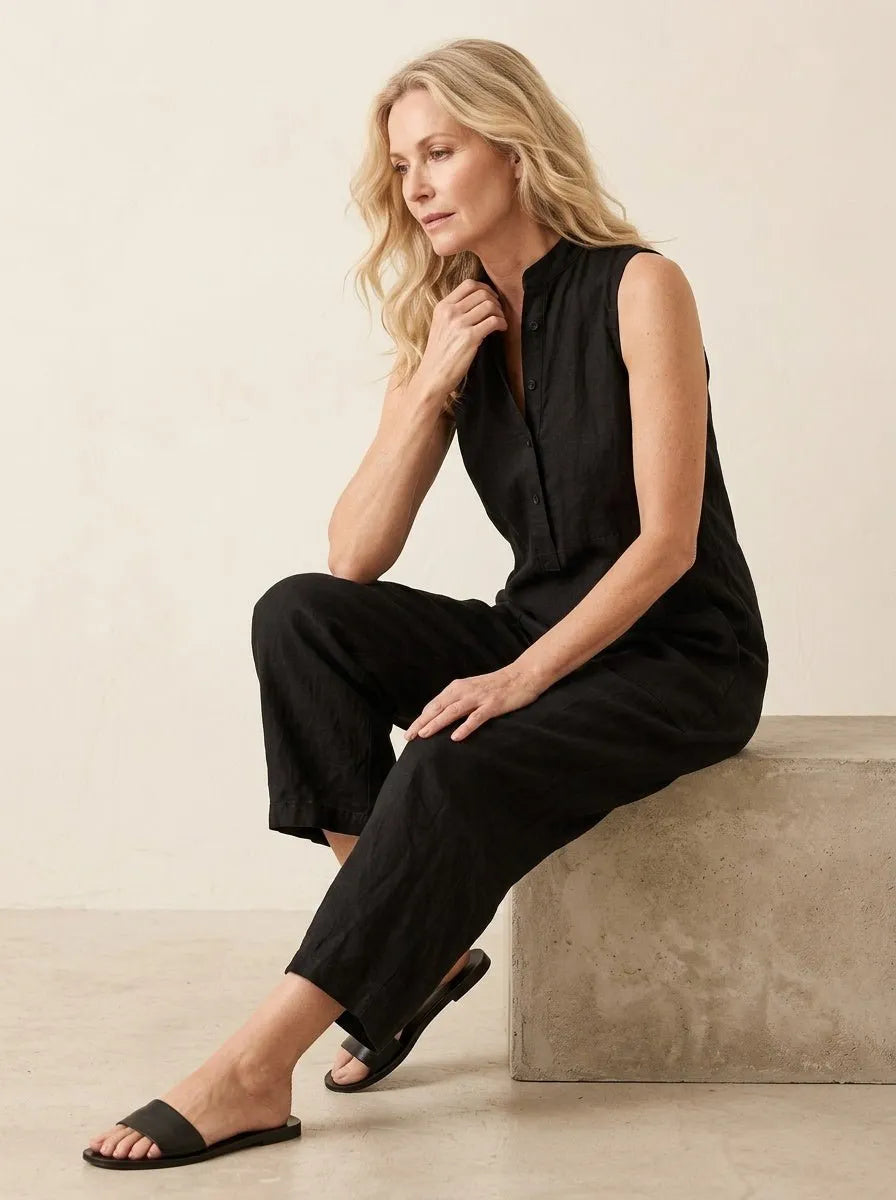 Jumpsuit mandarijnkraag - Miss Madera MIS-9FE7DD