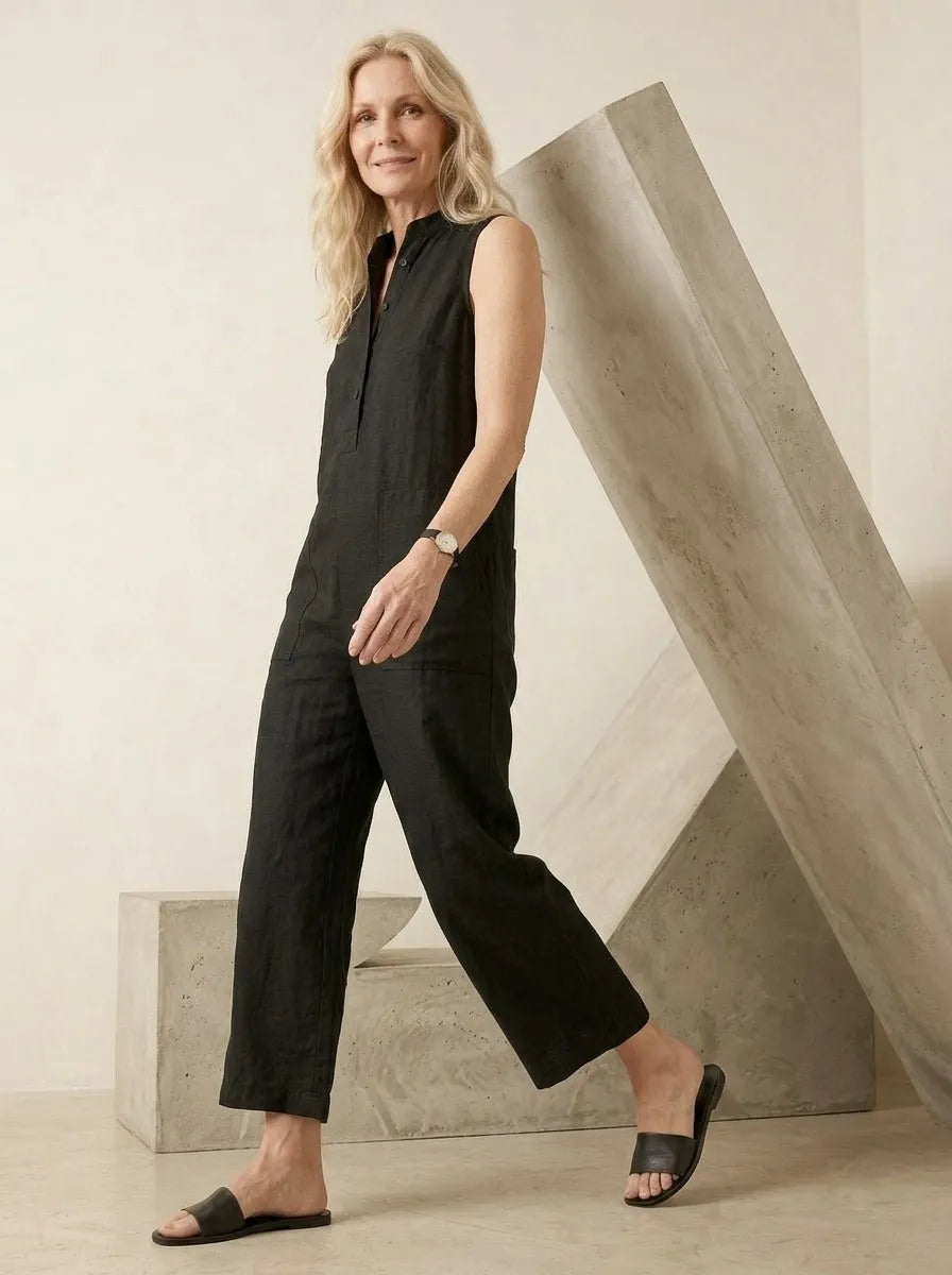 Jumpsuit mandarijnkraag - Miss Madera MIS-9FE7DD