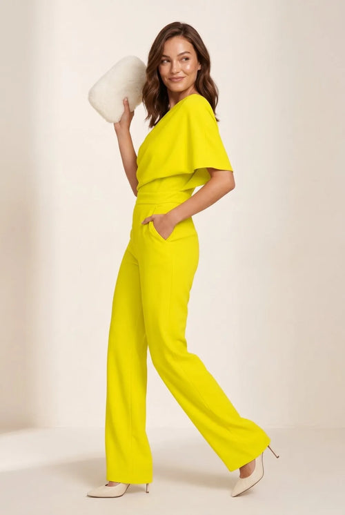 Jumpsuit met asymmetrische halslijn - Miss Madera MIS-6C7004