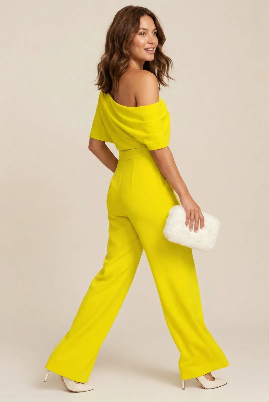 Jumpsuit met asymmetrische halslijn - Miss Madera MIS-6C7004
