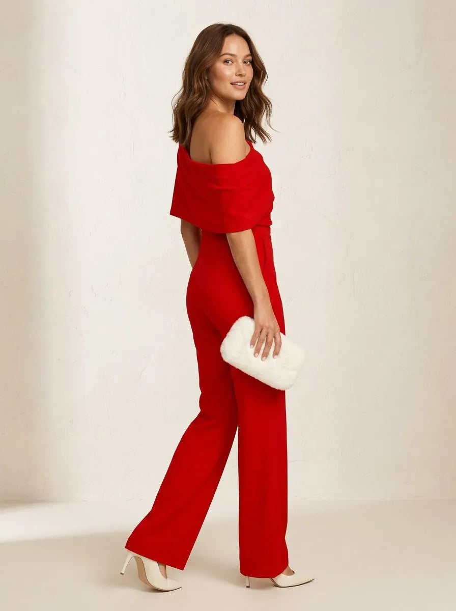 Jumpsuit met asymmetrische halslijn - Miss Madera MIS-517D93