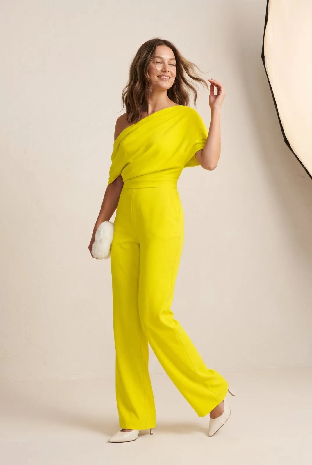 Jumpsuit met asymmetrische halslijn - Miss Madera MIS-6C7004