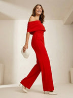 Jumpsuit met asymmetrische halslijn - Miss Madera MIS-517D93