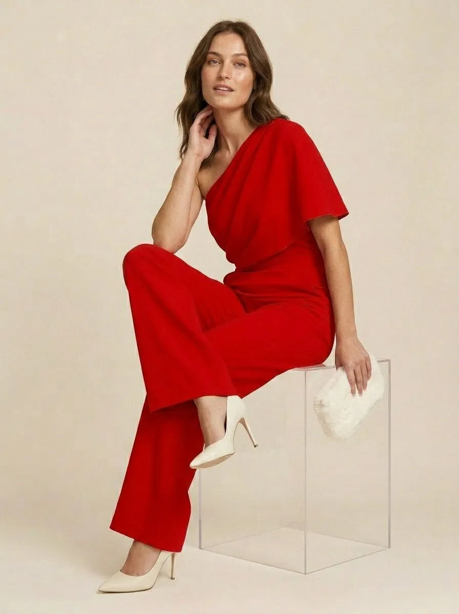 Jumpsuit met asymmetrische halslijn - Miss Madera MIS-517D93