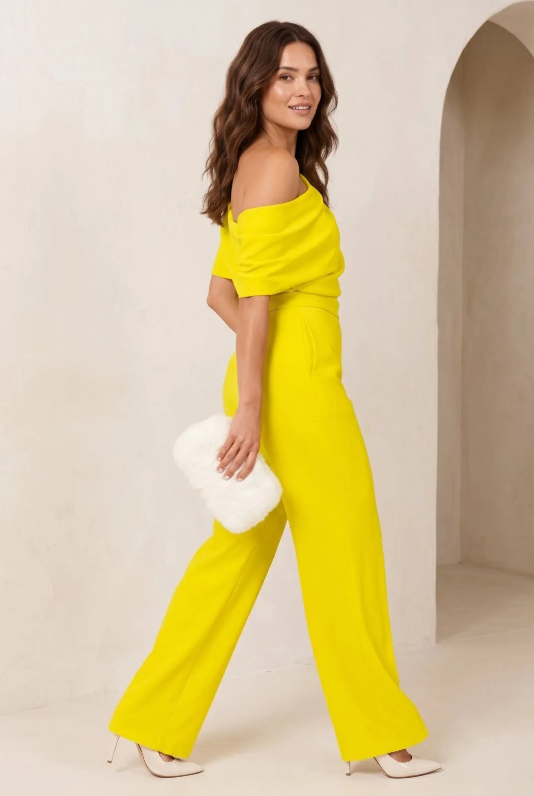 Jumpsuit met asymmetrische halslijn - Miss Madera MIS-6C7004