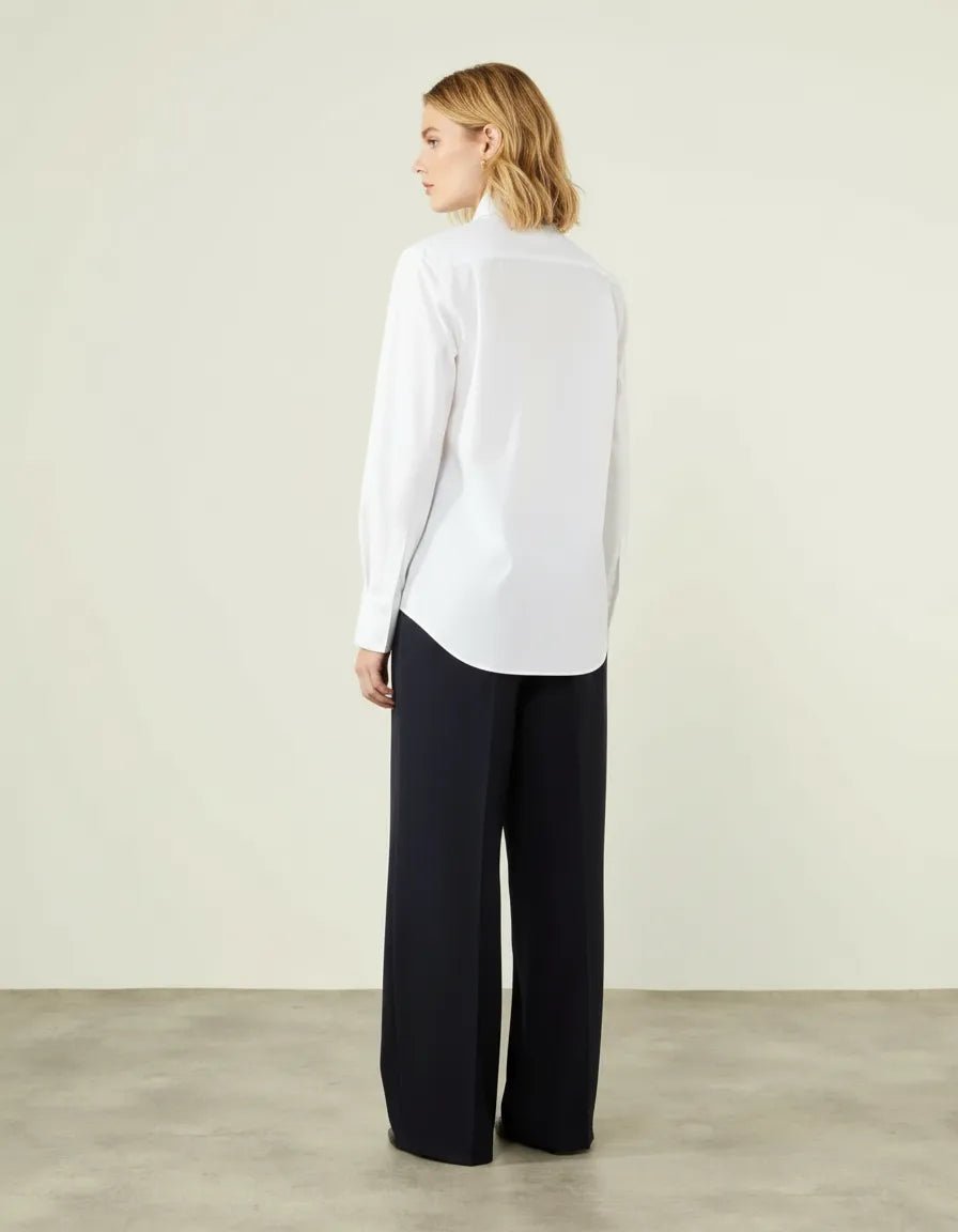 Katoenen Overhemd Dames | Pintuck Details Regular Fit - Miss Madera MIS-8NFNTF