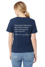 Katoenmix T-shirt Dames | Ronde Hals Regular Fit - Miss Madera MIS-E35WT1