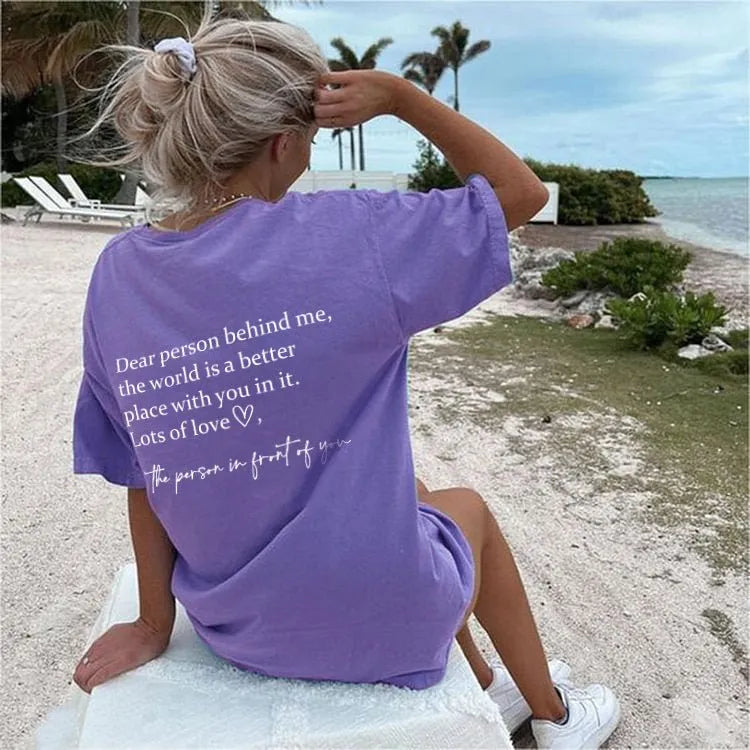 Katoenmix T-shirt Dames | Ronde Hals Regular Fit - Miss Madera MIS-71XX5V