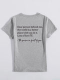 Katoenmix T-shirt Dames | Ronde Hals Regular Fit - Miss Madera