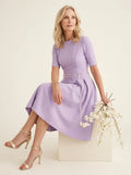 Lavendel Fit-and-Flare Jurk - Miss Madera MIS-26F630