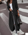 Miss | Jas Dames Waterdichte Trenchcoat Met Capuchon Lang
