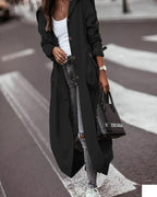 Miss | Jas Dames Waterdichte Trenchcoat Met Capuchon Lang