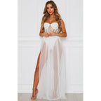 Miss | Jurk Dames Maxi Elegant - Kant