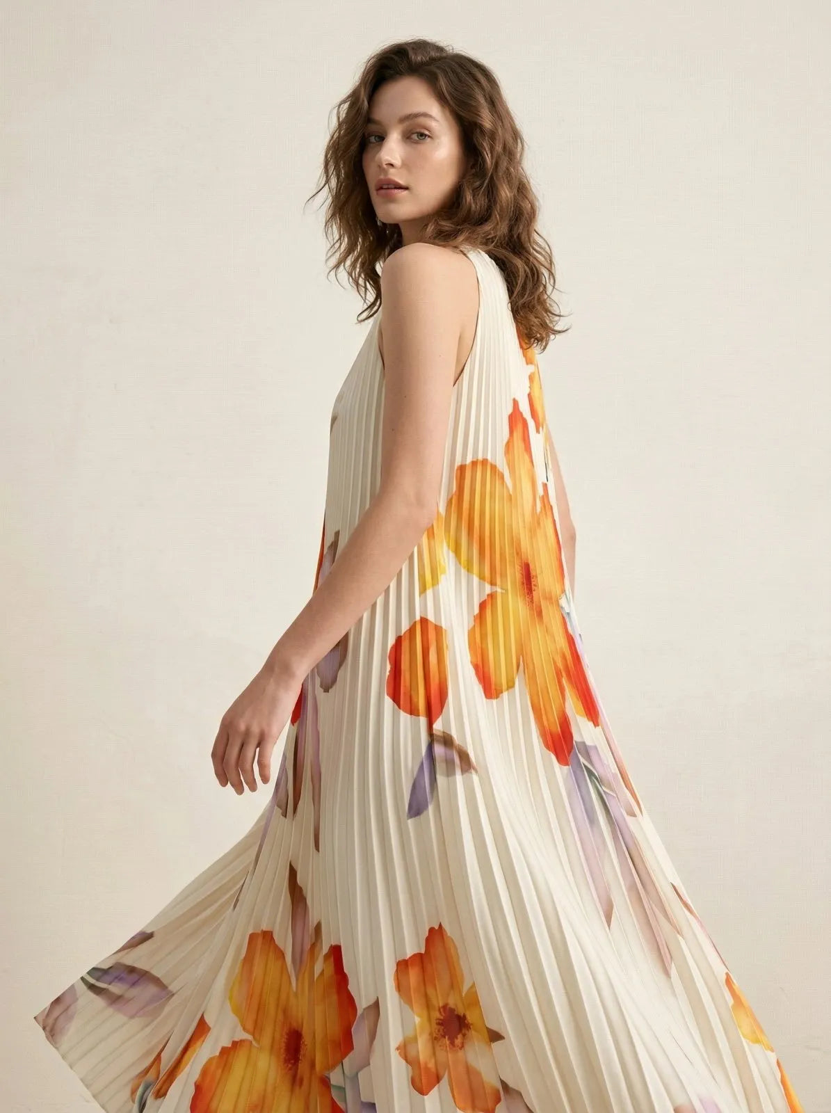 Maxi Jurk grootschalige bloemenprint - Miss Madera MIS-3234534