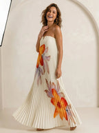 Maxi Jurk grootschalige bloemenprint - Miss Madera MIS-A7AE87