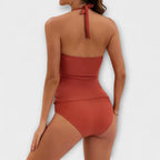 Miss | Badpak Dames Tweedelig Halterneck Elegant - Polyester - Miss Madera MIS-2F42AF