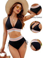 Miss | Bikini Dames High Waist - Polyamide - Miss Madera MIS-86371F
