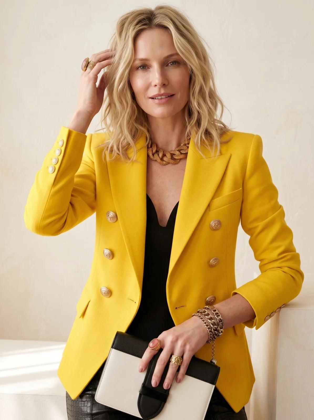 Miss | Blazer Dames Dubbelgeknoopt Modern - Polyester - Miss Madera MIS-D1CF86