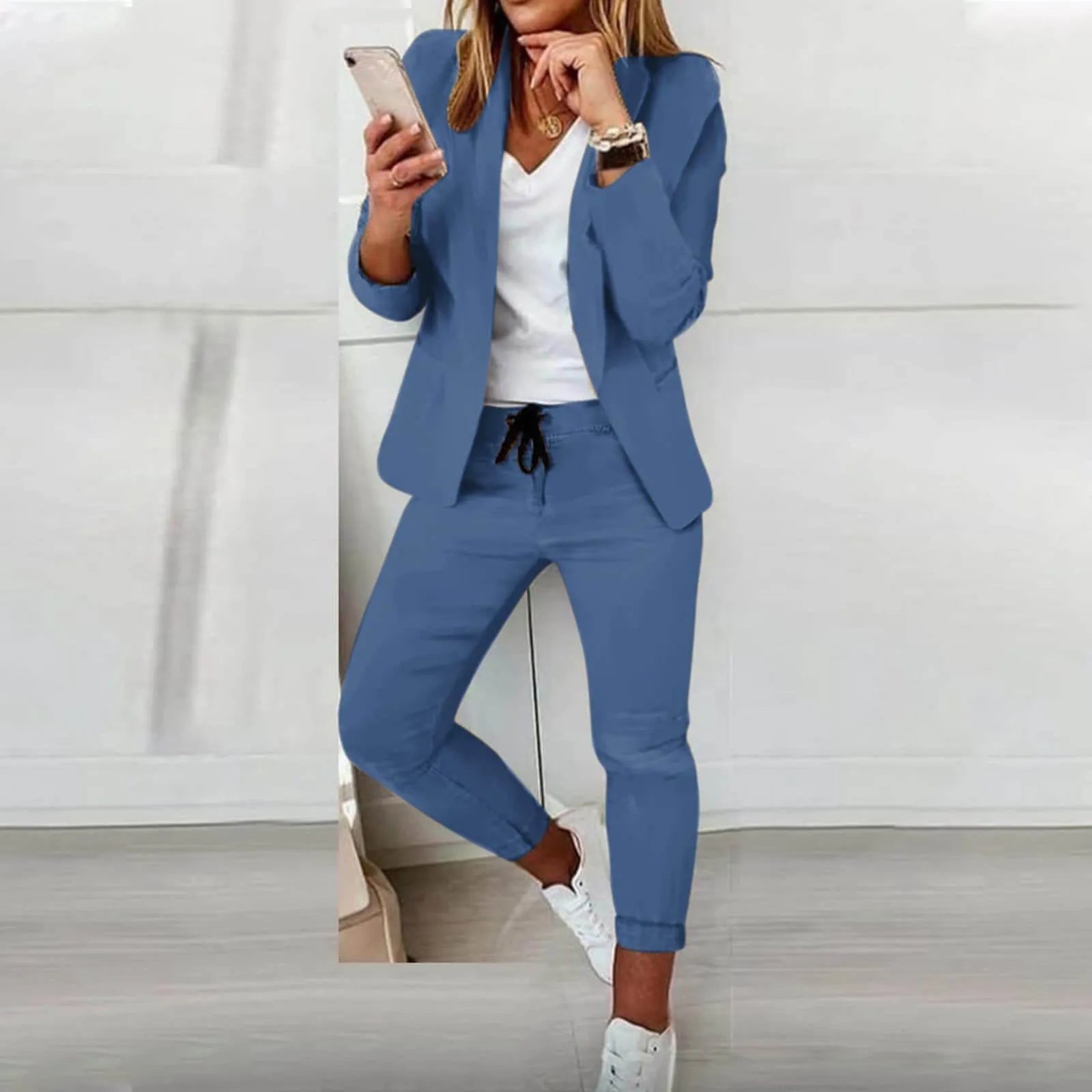 Miss | Blazer Set Dames Casual Chic - Polyester - Miss Madera MIS-23856E