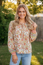 Miss | Blouse Dames Casual Bloemenprint Relaxed - Lichtgewicht - Miss Madera MIS-W7S1ML