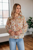 Miss | Blouse Dames Casual Bloemenprint Relaxed - Lichtgewicht - Miss Madera MIS-W7S1ML