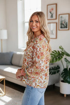Miss | Blouse Dames Casual Bloemenprint Relaxed - Lichtgewicht - Miss Madera MIS-W7S1ML