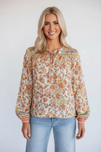 Miss | Blouse Dames Casual Bloemenprint Relaxed - Lichtgewicht - Miss Madera MIS-W7S1ML