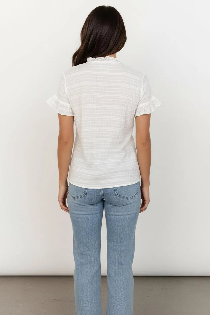 Miss | Blouse Dames Casual Elegant - Katoenmix - Miss Madera MIS-L8UKTO