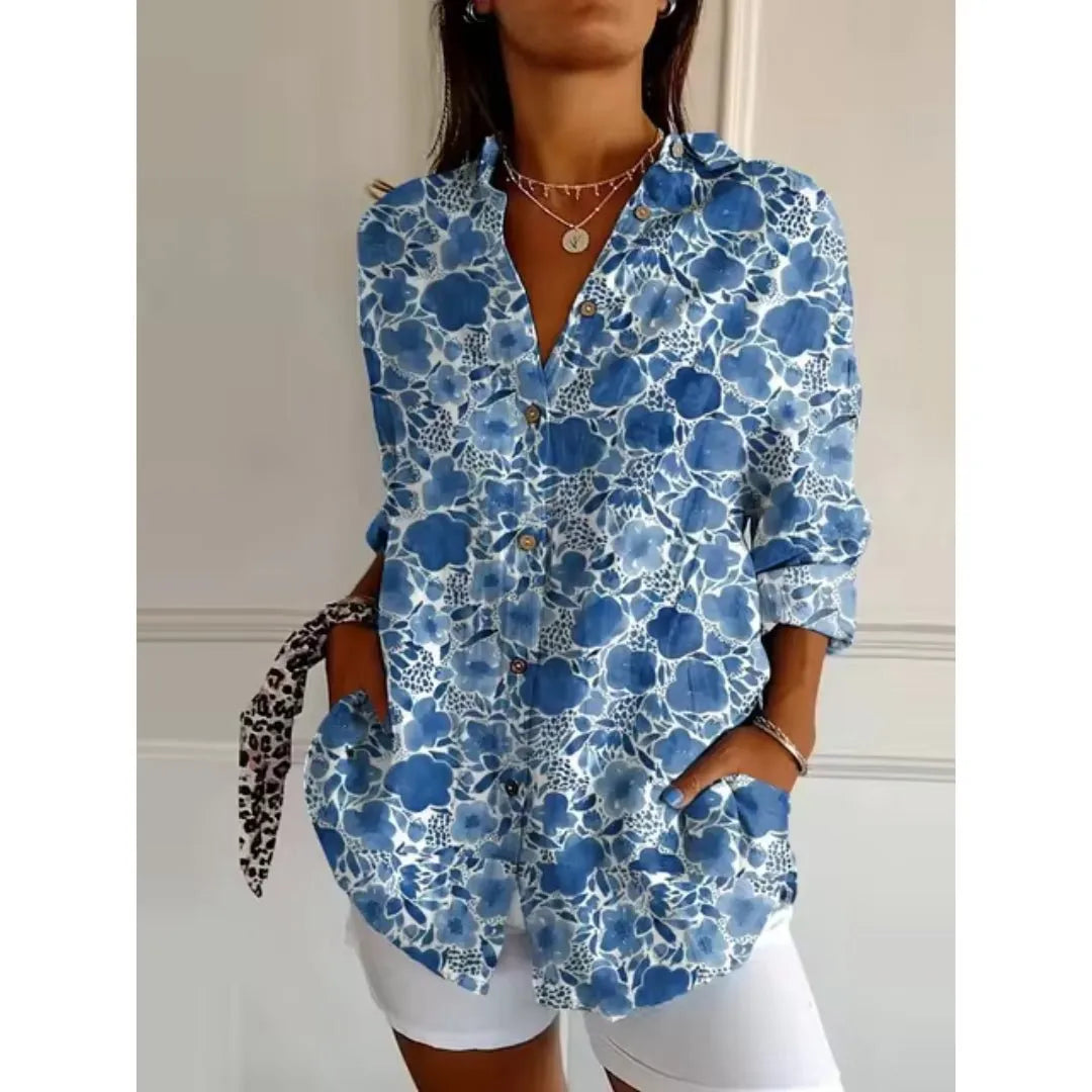 Miss | Blouse Dames Casual - Katoenmix - Miss Madera MIS-F1C083