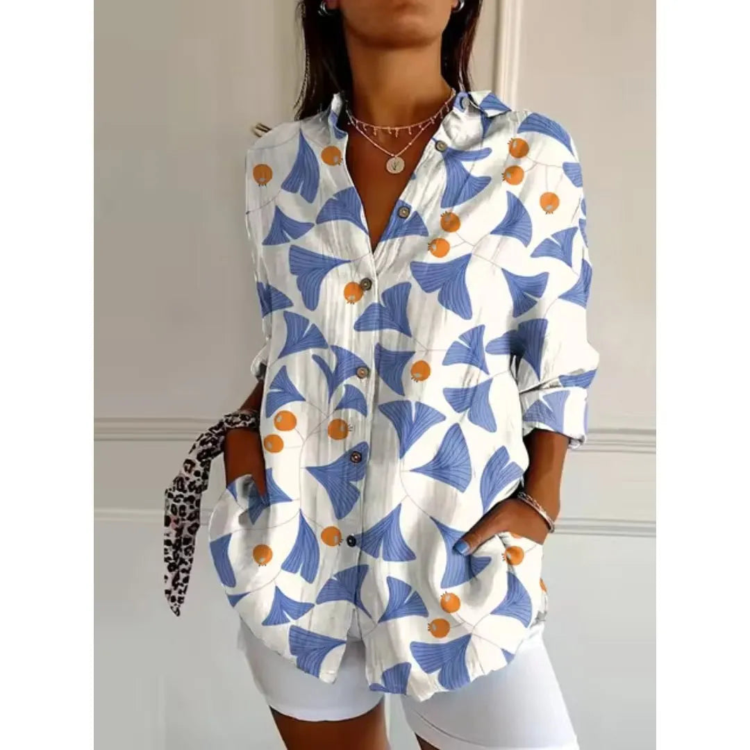 Miss | Blouse Dames Casual - Katoenmix - Miss Madera MIS-F4AC45
