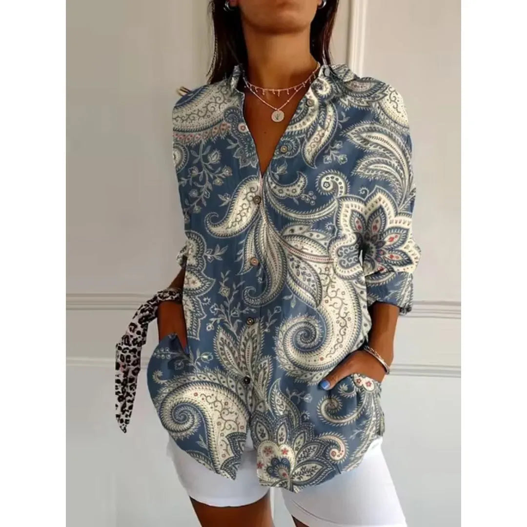 Miss | Blouse Dames Casual - Katoenmix - Miss Madera MIS-CF94A7