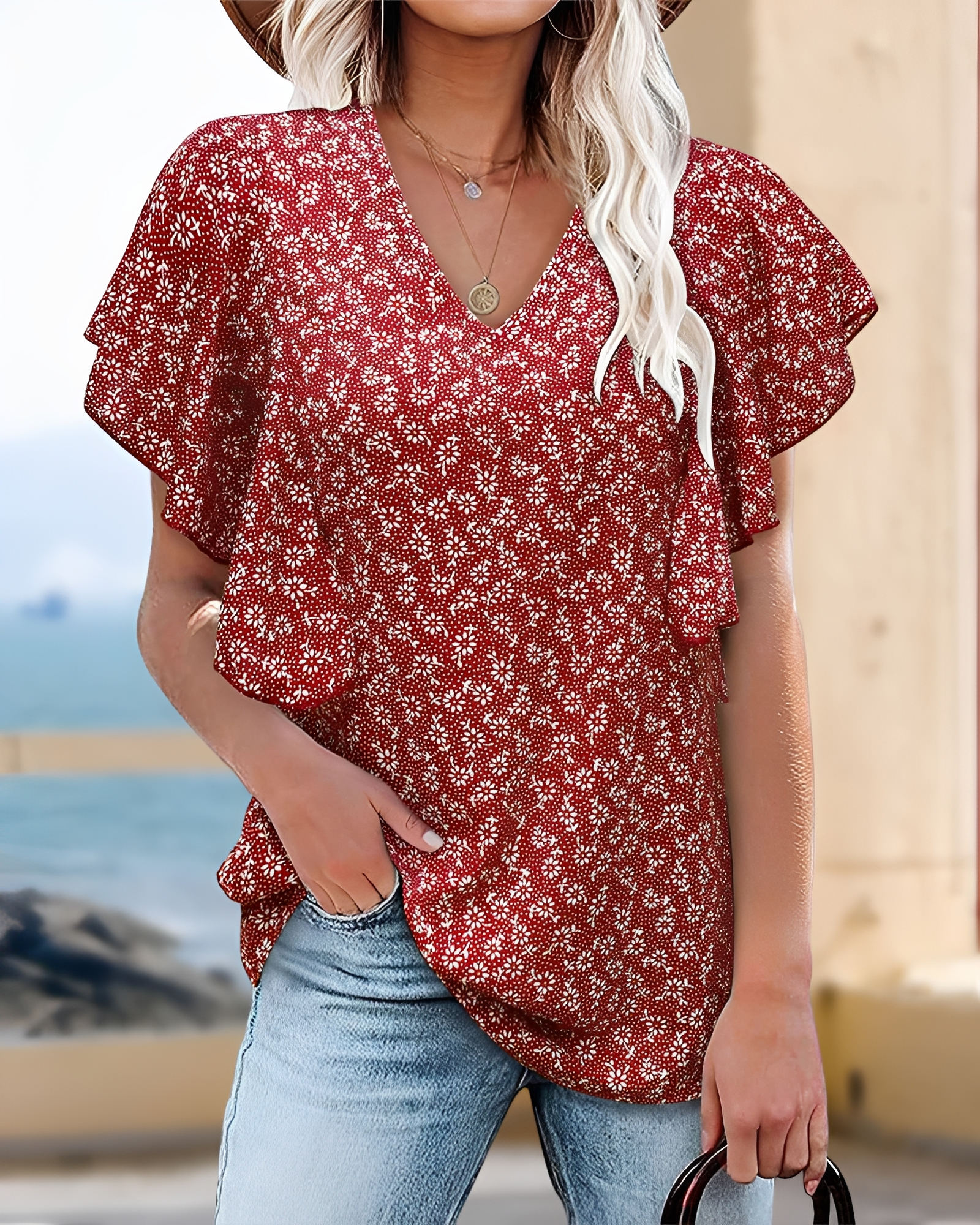 Miss Madera blouse dames