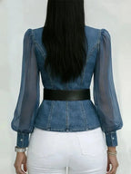 Miss | Blouse Dames Zomer Casual - Katoen - Miss Madera MIS-1371A1