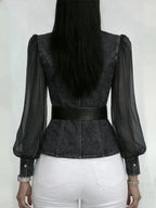 Miss | Blouse Dames Zomer Casual - Katoen - Miss Madera MIS-C45866