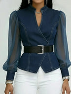 Miss | Blouse Dames Zomer Casual - Katoen - Miss Madera MIS-C2644D