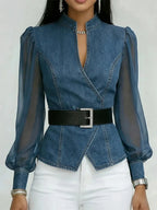 Miss | Blouse Dames Zomer Casual - Katoen - Miss Madera MIS-1371A1