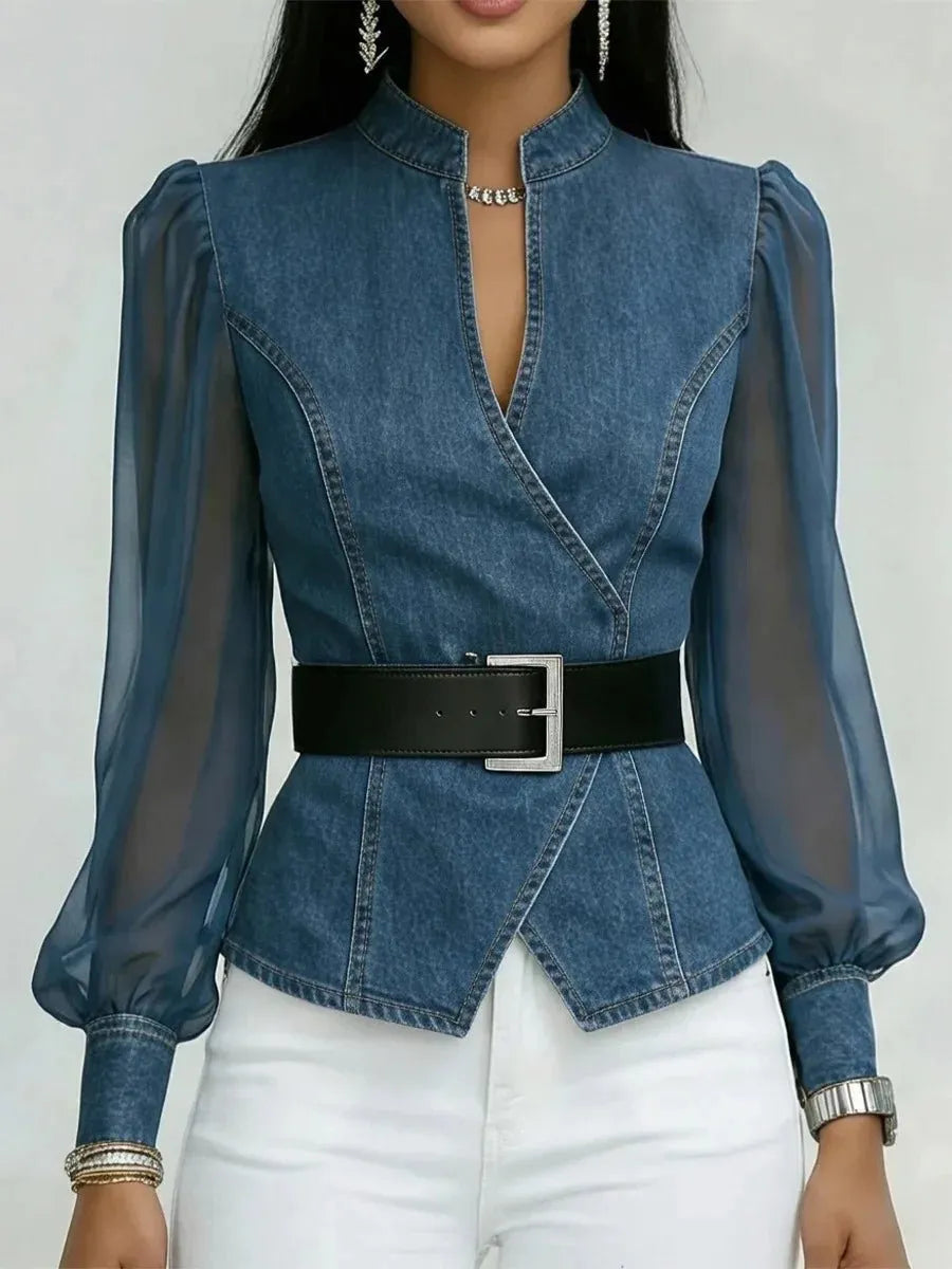 Miss | Blouse Dames Zomer Casual - Katoen - Miss Madera MIS-1371A1