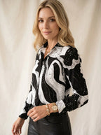 Miss | Blouse Dames Zomer Elegant - Polyester - Miss Madera MIS-9F620B