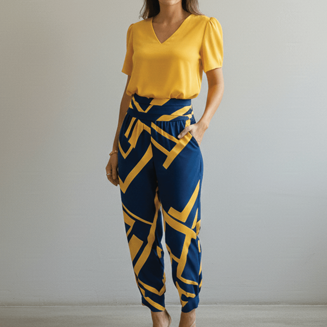 Miss | Blouse Dames Zomer Relaxed - Katoen - Miss Madera MIS-69223A